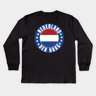 Den Haag Nederland Kids Long Sleeve T-Shirt